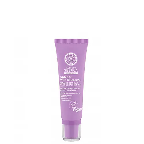 Natura Siberica Anti-Ox Wild Blueberry Ébresztő nappali arckrém 50 ml Gyors kiszállítás